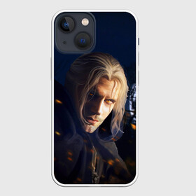 Чехол для iPhone 13 mini с принтом ВЕДЬМАК в Курске,  |  | gerald | geralt | henry cavill | netflix | the witcher | wild hunt | witcher | wolf | ведьмак | ведьмак сериал | волк | генри кавилл | геральд | дикая охота | нетфликс | нэтфликс