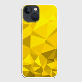 Чехол для iPhone 13 mini с принтом YELLOW ABSTRACT в Курске,  |  | abstract | abstraction | color | fractal | geometry | paitnt | polygon | polygonal | psy | абстракция | геометрия | краски | неоновые | полигоны | психоделика | фрактал