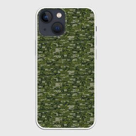 Чехол для iPhone 13 mini с принтом Камуфляж в Курске,  |  | 23 февраля | день | защитника | камуфляж | отечества | пиксели | текстуры | узор