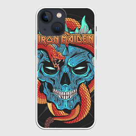 Чехол для iPhone 13 mini с принтом Iron Maiden в Курске,  |  | 80s | hardrock | heavy | iron | maiden | metal | pop | steve harris | the final frontier | uk | айрон | группа | железная дева | метал | мэйден | хеви