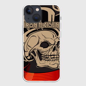 Чехол для iPhone 13 mini с принтом Iron Maiden в Курске,  |  | 80s | hardrock | heavy | iron | maiden | metal | pop | steve harris | the final frontier | uk | айрон | группа | железная дева | метал | мэйден | хеви