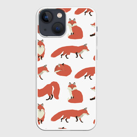 Чехол для iPhone 13 mini с принтом Лисий хвост в Курске,  |  | арт | животные | лис | лисица | лисы | природа