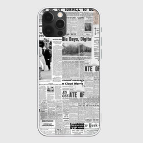 Чехол для iPhone 12 Pro Max с принтом Газета Newspaper в Курске, Силикон |  | Тематика изображения на принте: america | americans | chicago | new york times | newspaper | newspapers | tribune | wahintgon post | американские | газета | газетная | газеты | из газет | модная | модный | сша | трибьют