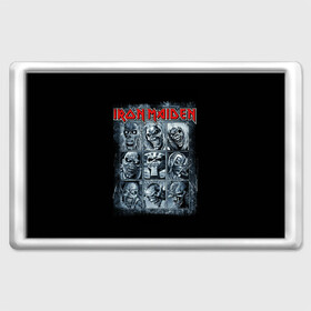 Магнит 45*70 с принтом Iron Maiden в Курске, Пластик | Размер: 78*52 мм; Размер печати: 70*45 | Тематика изображения на принте: 80s | hardrock | heavy | iron | maiden | metal | pop | steve harris | the final frontier | uk | айрон | группа | железная дева | метал | мэйден | хеви