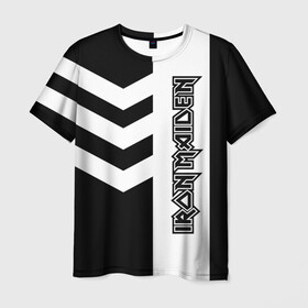 Мужская футболка 3D с принтом Iron Maiden в Курске, 100% полиэфир | прямой крой, круглый вырез горловины, длина до линии бедер | 80s | hardrock | heavy | iron | maiden | metal | pop | steve harris | the final frontier | uk | айрон | группа | железная дева | метал | мэйден | хеви