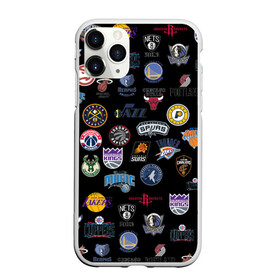 Чехол для iPhone 11 Pro Max матовый с принтом NBA Pattern в Курске, Силикон |  | basketball | boston celtics | brooklyn nets | nba | new york knicks | philadel | toronto raptors | баскетбол | бостон селтикс | бруклин нетс | нба | нью йорк никс | спорт | торонто рэпторс | филадельфия 76ерс