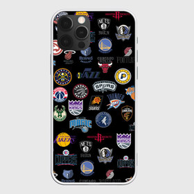 Чехол для iPhone 12 Pro Max с принтом NBA Pattern в Курске, Силикон |  | Тематика изображения на принте: basketball | boston celtics | brooklyn nets | nba | new york knicks | philadel | toronto raptors | баскетбол | бостон селтикс | бруклин нетс | нба | нью йорк никс | спорт | торонто рэпторс | филадельфия 76ерс