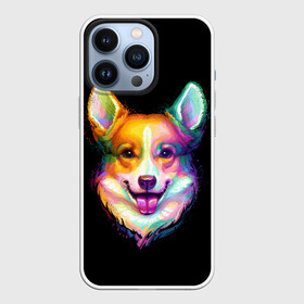 Чехол для iPhone 13 Pro с принтом Корги в Курске,  |  | animal | animals | corgi | dog | dogs | glitch | глитч | животные | звери | картинка | картинки | корги | ми | милота | милый | пес | прикольная | прикольные | собака | собачка