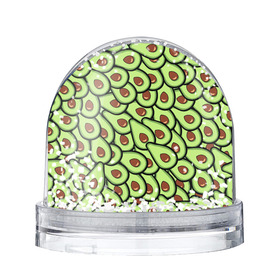 Снежный шар с принтом АВОКАДО в Курске, Пластик | Изображение внутри шара печатается на глянцевой фотобумаге с двух сторон | avocado | food | fruit | vegan | vegetarian | авокадо | веган | вегетарианство | еда | фрукты
