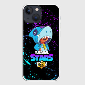 Чехол для iPhone 13 mini с принтом BRAWL STARS LEON SHARK в Курске,  |  | 8 bit | 8 бит | bibi | brawl stars | crow | el brown | leon | leon shark | max | mr.p | sally leon | shark | stars | virus | werewolf | акула | биби | вирус | ворон | леон | оборотень | пингвин