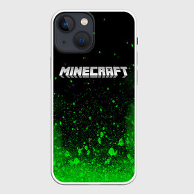 Чехол для iPhone 13 mini с принтом MINECRAFT в Курске,  |  | block | creeper | cube | minecraft | pixel | блок | геометрия | крафт | крипер | кубики | майнкрафт | пиксели