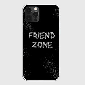 Чехол для iPhone 12 Pro с принтом FRIEND ZONE в Курске, силикон | область печати: задняя сторона чехла, без боковых панелей | friend | zone | белая | девушка | девушке | другу | друзья | звезды | зона | любимой | люблю | минимализм | надпись | не | отношения | парень | парню | подарок | подруге | подружке | просто | только | френд