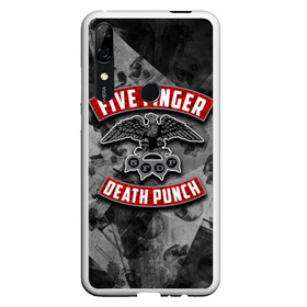 Чехол для Honor P Smart Z с принтом Five Finger Death Punch в Курске, Силикон | Область печати: задняя сторона чехла, без боковых панелей | Тематика изображения на принте: 5fdp | death | ffdp | finger | five | five finger death punch | punch | грув метал