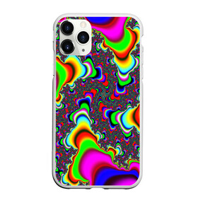 Чехол для iPhone 11 Pro Max матовый с принтом НЕОНОВЫЕ РАЗВОДЫ в Курске, Силикон |  | abstract | abstraction | color | fractal | geometry | paitnt | polygon | polygonal | psy | абстракция | геометрия | краски | неоновые | полигоны | психоделика | фрактал