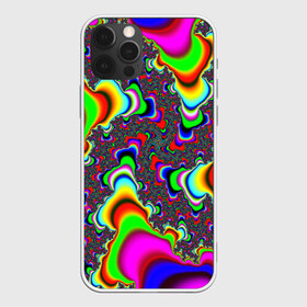 Чехол для iPhone 12 Pro Max с принтом НЕОНОВЫЕ РАЗВОДЫ в Курске, Силикон |  | abstract | abstraction | color | fractal | geometry | paitnt | polygon | polygonal | psy | абстракция | геометрия | краски | неоновые | полигоны | психоделика | фрактал