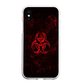 Чехол для iPhone XS Max матовый с принтом BIOHAZARD в Курске, Силикон | Область печати: задняя сторона чехла, без боковых панелей | biohazard | biohazard 7 | crocodile | fang | game | hand | monster | new umbrella | resident evil | resident evil 7 | umbrella | umbrella corp | umbrella corporation | zombie | обитель