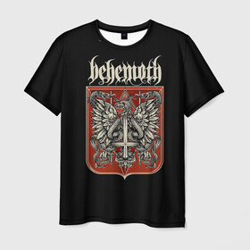 Мужская футболка 3D с принтом Behemoth в Курске, 100% полиэфир | прямой крой, круглый вырез горловины, длина до линии бедер | behemoth | black | blackmetal | burzum | carnifex | punk | rock | suicide silence