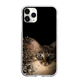 Чехол для iPhone 11 Pro матовый с принтом Disintegrating Cat в Курске, Силикон |  | Тематика изображения на принте: cat | азулес | атомный кот | голубоглазая кошка | голубоглазый кот | голубоглазый котик | кот | кот к | кот распадающийся на атомы | кот с голубыми глазами | котик | котэ | кошак | кошачий портрет