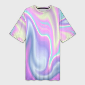 Платье-футболка 3D с принтом Vaporwave в Курске,  |  | abstraction | vaporwave | абстракция | узор