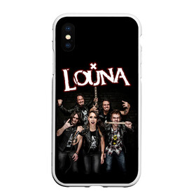 Чехол для iPhone XS Max матовый с принтом LOUNA в Курске, Силикон | Область печати: задняя сторона чехла, без боковых панелей | louna | rock | vusic | луна | музыка | наше | рок