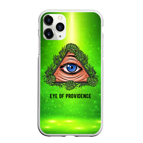 Чехол для iPhone 11 Pro матовый с принтом Всевидящее око в Курске, Силикон |  | всевидящее око | глаз | за тобой наблюдают | заговор | зрачок | креатив | листва | листья | масон | масоны | наблюдение | сговор | треугольник