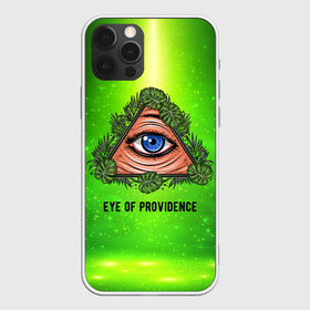 Чехол для iPhone 12 Pro Max с принтом Всевидящее око в Курске, Силикон |  | всевидящее око | глаз | за тобой наблюдают | заговор | зрачок | креатив | листва | листья | масон | масоны | наблюдение | сговор | треугольник