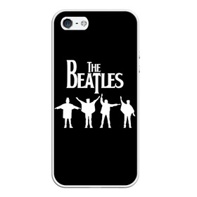 Чехол для iPhone 5/5S матовый с принтом Beatles в Курске, Силикон | Область печати: задняя сторона чехла, без боковых панелей | beatles | john lennon | liverpool four | ring | rock | битлз | джон леннон | джордж харрисон | ливерпульская четверка | мерсибит | пол маккартни | психоделический рок | ринго старр | рок | рок н ролл | хард рок