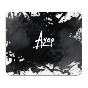 Коврик для мышки прямоугольный с принтом ASAP ROCKY в Курске, натуральный каучук | размер 230 х 185 мм; запечатка лицевой стороны | Тематика изображения на принте: asap | asap rocky | hip hop | rakim mayers | асап | музыка | раким майерс | хип хоп