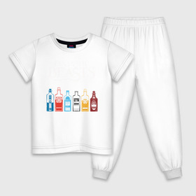Детская пижама хлопок с принтом Colored bottles в Курске, 100% хлопок |  брюки и футболка прямого кроя, без карманов, на брюках мягкая резинка на поясе и по низу штанин
 | fantastic beasts | jacob kowalski | newt scamander | niffler | queenie | tina | vdgerir