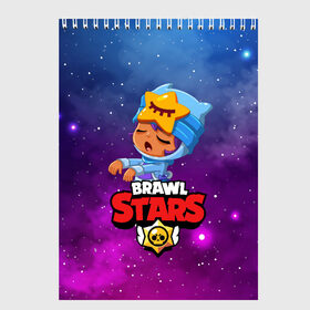 Скетчбук с принтом BRAWL STARS SANDY в Курске, 100% бумага
 | 48 листов, плотность листов — 100 г/м2, плотность картонной обложки — 250 г/м2. Листы скреплены сверху удобной пружинной спиралью | 8 bit | 8 бит | bibi | brawl stars | crow | el brown | leon | leon shark | max | mr.p | sally leon | shark | stars | virus | werewolf | акула | биби | вирус | ворон | леон | оборотень | пингвин