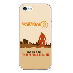 Чехол для iPhone 5/5S матовый с принтом Tom Clancys The Division 2 в Курске, Силикон | Область печати: задняя сторона чехла, без боковых панелей | extremis malis | logo | new york | shd agent | the division 2 | the division logo | tom clancys the division