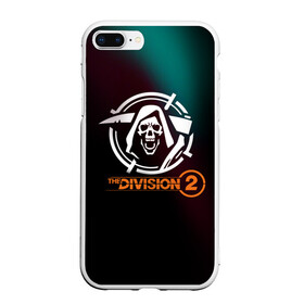 Чехол для iPhone 7Plus/8 Plus матовый с принтом The Division 2 Logo в Курске, Силикон | Область печати: задняя сторона чехла, без боковых панелей | Тематика изображения на принте: extremis malis | logo | new york | shd agent | the division 2 | the division logo | tom clancys the division