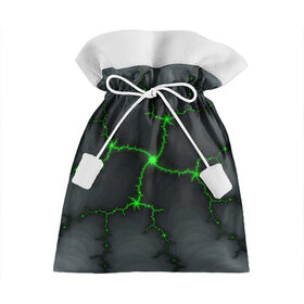 Подарочный 3D мешок с принтом ABSTRACT LED в Курске, 100% полиэстер | Размер: 29*39 см | abstract | abstraction | color | fractal | geometry | paitnt | polygon | polygonal | psy | абстракция | геометрия | краски | неоновые | полигоны | психоделика | фрактал