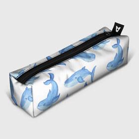 Пенал 3D с принтом Косяк китов в Курске, 100% полиэстер | плотная ткань, застежка на молнии | Тематика изображения на принте: арт | карандашом | кит | киты | красками | море | моря | океан | океаны | под водой | рисунок