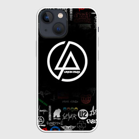 Чехол для iPhone 13 mini с принтом LINKIN PARK | ROCK LOGO (Z) в Курске,  |  | chester bennington | linkin park | mike shinoda | альтернативный метал | альтернативный рок | линкин парк | майк шинода | ню метал | поп музыка | поп рок | рэп метал | рэп рок | электроник рок