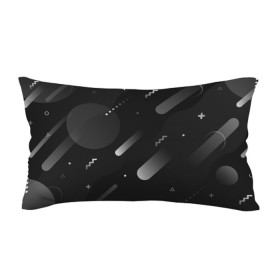 Подушка 3D антистресс с принтом Падение комет в космосе в Курске, наволочка — 100% полиэстер, наполнитель — вспененный полистирол | состоит из подушки и наволочки на молнии | Тематика изображения на принте: 