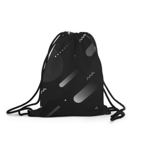 Рюкзак-мешок 3D с принтом Падение комет в космосе в Курске, 100% полиэстер | плотность ткани — 200 г/м2, размер — 35 х 45 см; лямки — толстые шнурки, застежка на шнуровке, без карманов и подкладки | 