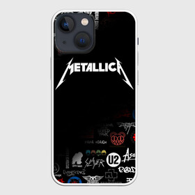 Чехол для iPhone 13 mini с принтом Metallica | Металлика (Z) в Курске,  |  | james alan hetfield | джеймс хетфилд | кирк хэмметт | ларс ульрих | металлика | музыка | роберт трухильо | трэш метал | хеви метал