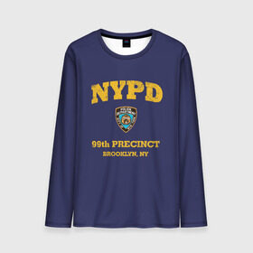 Мужской лонгслив 3D с принтом Бруклин 9-9 департамент NYPD в Курске, 100% полиэстер | длинные рукава, круглый вырез горловины, полуприлегающий силуэт | 99 | brooklyn 99 | police | бруклин | бруклин 9 9 | девять девять | департамент | джейк | джеффордс | значок | логотип | нью йорк | перальта | сериал | терри | чарльз бойл