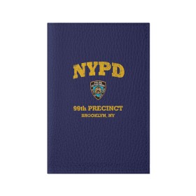 Обложка для паспорта матовая кожа с принтом Бруклин 9-9 департамент NYPD в Курске, натуральная матовая кожа | размер 19,3 х 13,7 см; прозрачные пластиковые крепления | Тематика изображения на принте: 99 | brooklyn 99 | police | бруклин | бруклин 9 9 | девять девять | департамент | джейк | джеффордс | значок | логотип | нью йорк | перальта | сериал | терри | чарльз бойл
