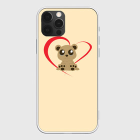 Чехол для iPhone 12 Pro Max с принтом Мишка в Курске, Силикон |  | 8марта | brown bear | gift | girls | heart | love | march 8 | plush | spring | весна | девочки | девушкам | коричневый медведь | любовь | мишка | плюшевый | подарок | сердце