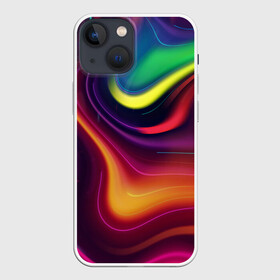 Чехол для iPhone 13 mini с принтом Acid Club в Курске,  |  | acid | hyper | neon | абстракция | дискотека | кислота | кислотная футболка | кислотный цвет | клуб | клубная | неон | неоновый свет | ночной | хайп | хайпер