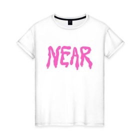 Женская футболка хлопок с принтом ПОШЛАЯ МОЛЛИ в Курске, 100% хлопок | прямой крой, круглый вырез горловины, длина до линии бедер, слегка спущенное плечо | 