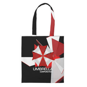 Сумка 3D повседневная с принтом UMBRELLA CORP. в Курске, 100% полиэстер | Плотность: 200 г/м2; Размер: 34×35 см; Высота лямок: 30 см | biohazard | biohazard 7 | crocodile | fang | game | hand | monster | new umbrella | resident evil | resident evil 7 | umbrella | umbrella corp | umbrella corporation | zombie | обител