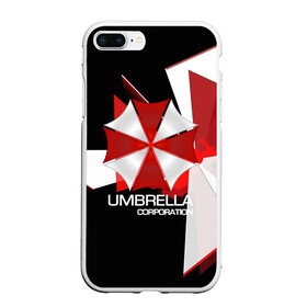 Чехол для iPhone 7Plus/8 Plus матовый с принтом UMBRELLA CORP в Курске, Силикон | Область печати: задняя сторона чехла, без боковых панелей | biohazard | biohazard 7 | crocodile | fang | game | hand | monster | new umbrella | resident evil | resident evil 7 | umbrella | umbrella corp | umbrella corporation | zombie | обител