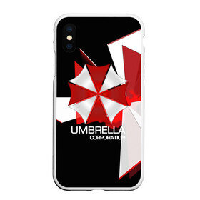 Чехол для iPhone XS Max матовый с принтом UMBRELLA CORP в Курске, Силикон | Область печати: задняя сторона чехла, без боковых панелей | biohazard | biohazard 7 | crocodile | fang | game | hand | monster | new umbrella | resident evil | resident evil 7 | umbrella | umbrella corp | umbrella corporation | zombie | обител