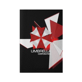 Обложка для паспорта матовая кожа с принтом UMBRELLA CORP. в Курске, натуральная матовая кожа | размер 19,3 х 13,7 см; прозрачные пластиковые крепления | biohazard | biohazard 7 | crocodile | fang | game | hand | monster | new umbrella | resident evil | resident evil 7 | umbrella | umbrella corp | umbrella corporation | zombie | обител