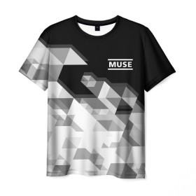 Мужская футболка 3D с принтом Muse в Курске, 100% полиэфир | прямой крой, круглый вырез горловины, длина до линии бедер | muse | rock | альтернативный рок | доминик ховард | крис уолстенхолм | музыка | мэттью беллами | прогрессивный рок | рок | симфонический рок | спейс рок