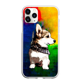 Чехол для iPhone 11 Pro матовый с принтом Корги в Курске, Силикон |  | art | corgi | dog | арт | корги | собака