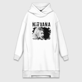 Платье-худи хлопок с принтом NIRVANA | Kurt Donald (Z) в Курске,  |  | cobain | kurt donald cobain | nirvana | smile | альтернативный рок | гранж | дэйв грол | крист новоселич | курт кобейн | нирвана | смайл